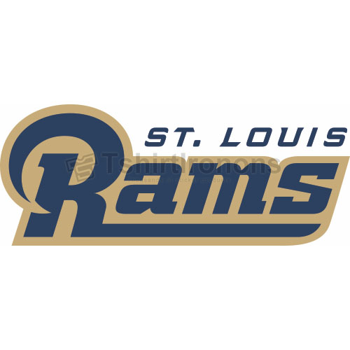 St. Louis Rams T-shirts Iron On Transfers N762 - Click Image to Close